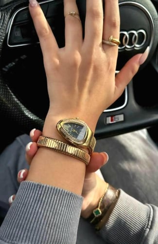 ساعة الثعبان الانيقة
