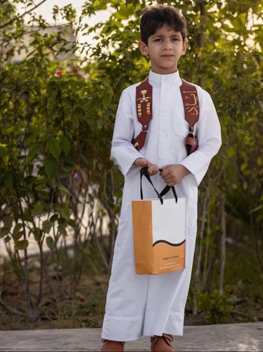 مجند اطفال ( لون بني )