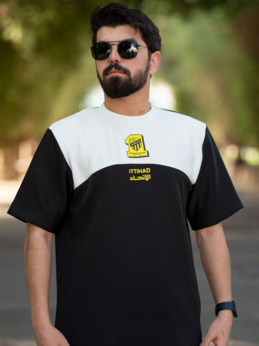 تيشرت الإتحاد أسود&أبيض