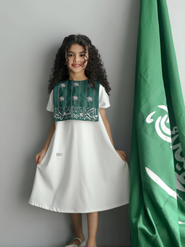 فستان بناتي اليوم الوطني