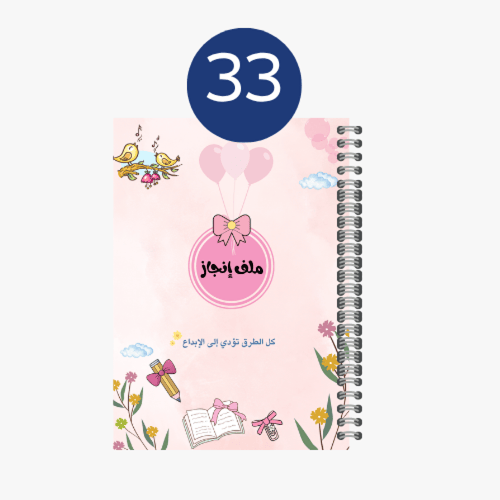 ملف إنجاز شخصيات متعددة 33-36