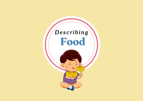 مطوية وصف الطعام-English-Describing food