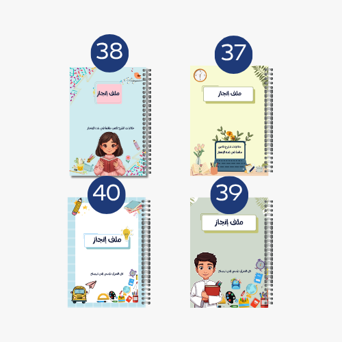 ملف إنجاز شخصيات متعددة 37-40