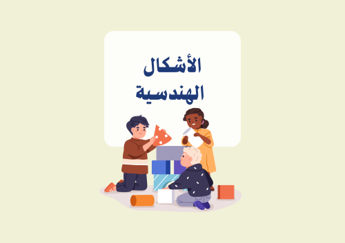 مطوية الأشكال الهندسية الصف الثالث ( الفصل الدراسي...