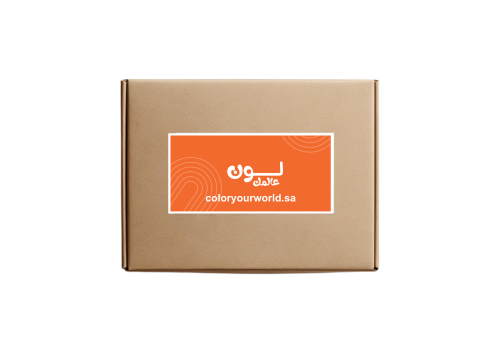 ستيكر بخلفية ( مستطيل )