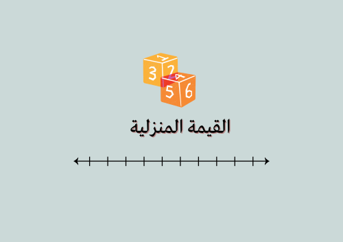 مطوية القيمة المنزلية الرياضيات الصف الرابع