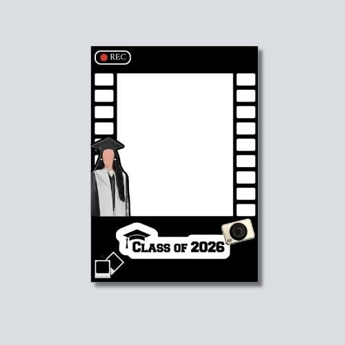 ايطار تصوير تصميم اسود مع ابيض