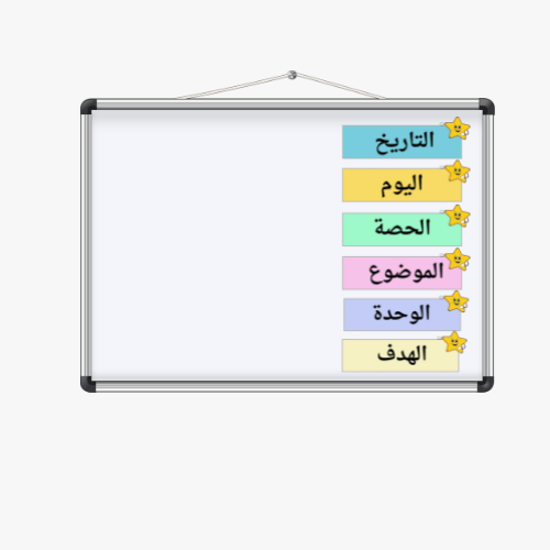 منظمات السبورة نموذج 1
