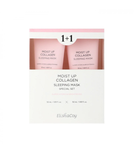 ماسك النوم مويست اب بالكولاجين - 50 مل 2 حبة