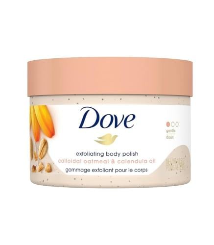 دوف مقشر الجسم بدقيق الشوفان وزيت الاذريون 298 مل