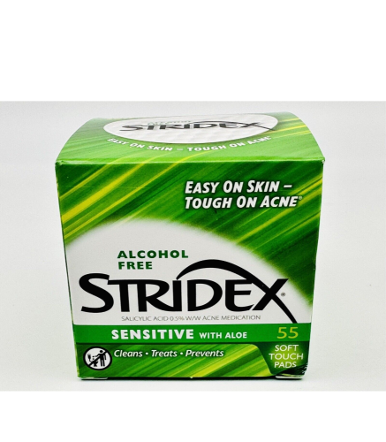 ستريدكس مسحات قطنية مكافحة حب الشباب بالصبار للبشر...