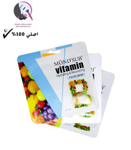 قناع وجه مغذى مرطب فيتامين B3 من شركة بلاك