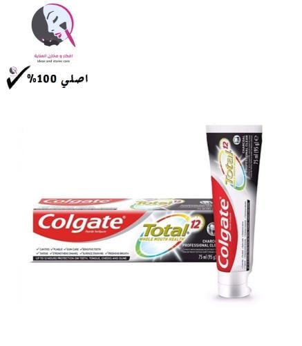 كولجيت معجون اسنان صحة الفم الكاملة بالفحم 75 مل
