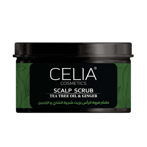 مقشر فروة الرأس بزيت شجرة الشاي والزنجبيل من سيليا...