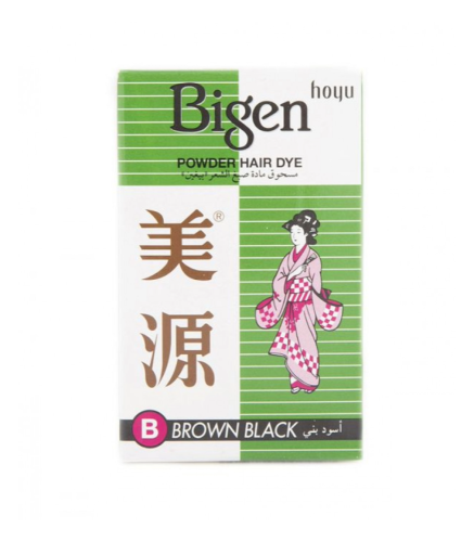 مسحوق مادة صبغ الشعر من بايجن بني اسود 6ج