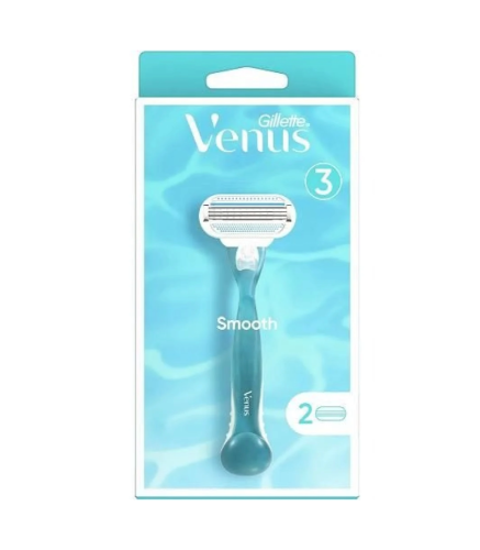 جيليت فينوس ماكينة حلاقة سموث - 2 شفرة
