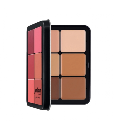 باليت كريمي وكنتور وبلاشر من يولاند بيوتي