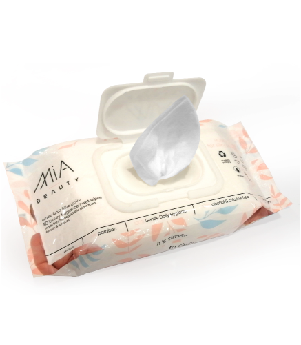 ميا مناديل مبلله ومعطرة 80 منديل للأطفال مسك بودر