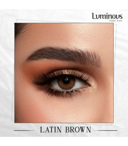 عدسات ليمونوس شهرية لون لاتين براون LENSES Shade L...
