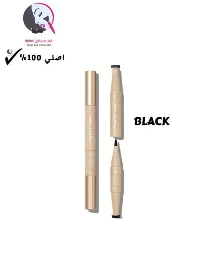قلم تحديد العيون 2 في 1 جيت فوكسي آي لون اسود من ش...