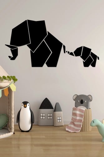 لوحة اكريليك بنقشة فيل