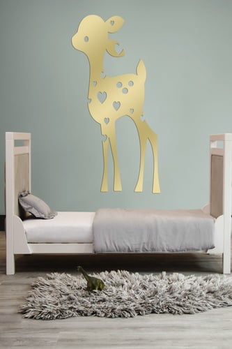 لوحة اكريليك بنقشة غزال