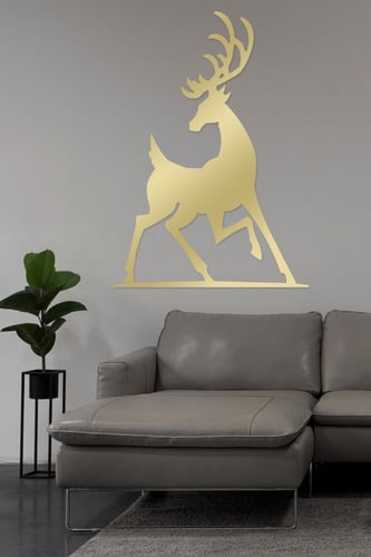 لوحة اكريليك بنقشة غزالة