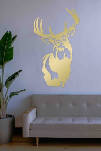 لوحة اكريليك بنقشة غزال