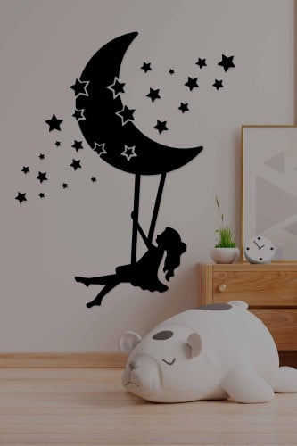 لوحة اكريليك بنقشة فتاة