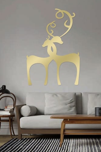 لوحة اكريليك بنقشة غزال