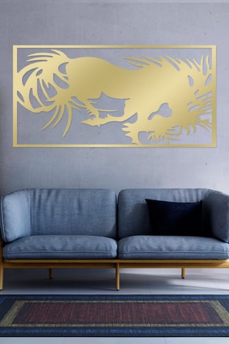 لوحة اكريليك بنقشة حصان