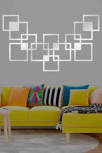 لوحة اكريليك بتصميم مربعات