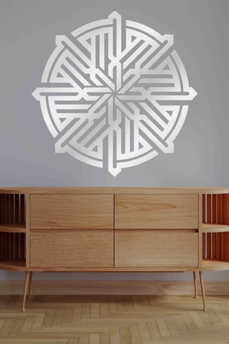 لوحة اكريليك بنقشة عصرية فنية