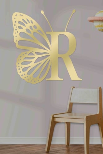 لوحة اكريليك بنقشة حرف من إختيارك