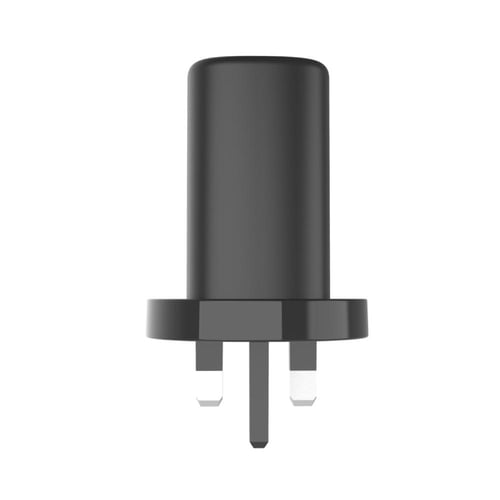 شاحن جداري A65 أسود بمنفذين Type-C ومنفذ USB