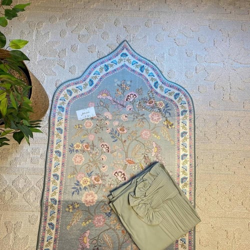 طقم الأزهار التركي – اخضر