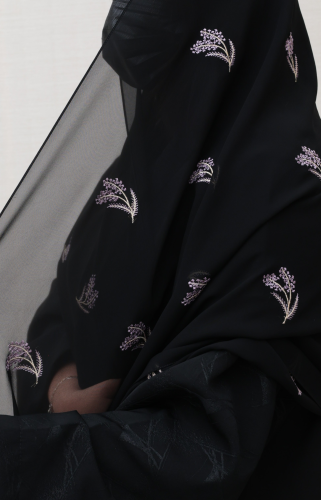 طرحة شيفون لافندر 006