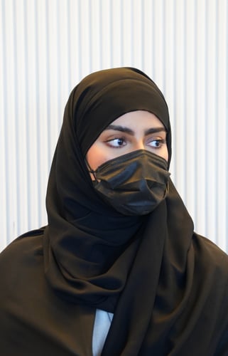 طرحة ليزر كوري قماش ربط