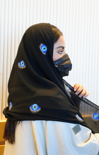 طرحة ليزر كوري العين الزرقاء 501