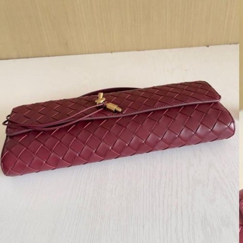 حقيبة بوتيغا كلاتش أنديامو طويل مقاس31سم