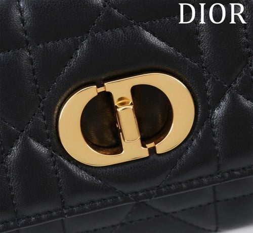 حقيبة ديور كارول Dior Caro أسود- مقاس 24