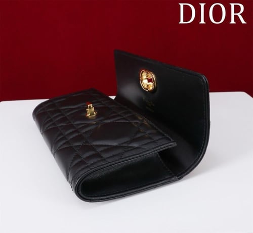 حقيبة ديور كارول Dior Caro أسود- مقاس 24
