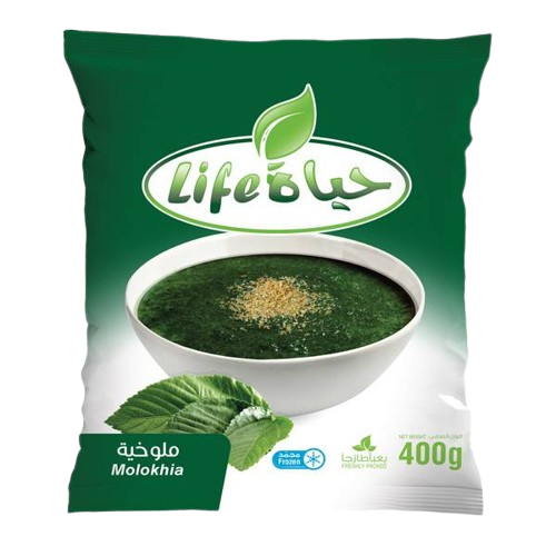ملوخية مجمدة حياة 400 جرام