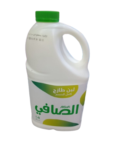 لبن طازج الصافي 1.5 لتر
