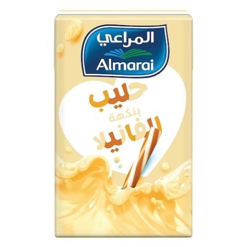 Almarai long-life milk with vanilla flavor 150 ml