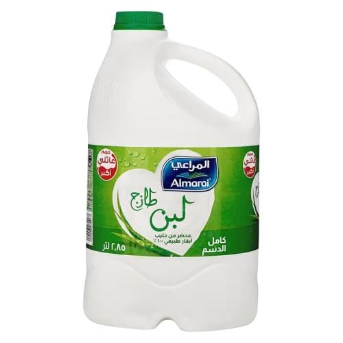 لبن المراعي طازج كامل الدسم 2.85 لتر