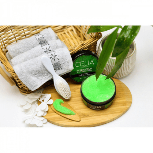 مقشر فروة الرأس سيليا 300 جم شاي وزنجبيل