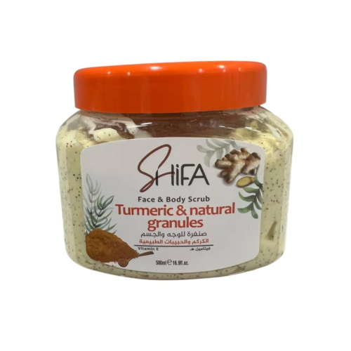 Shifa face and body scrub turmeric and natural gra...