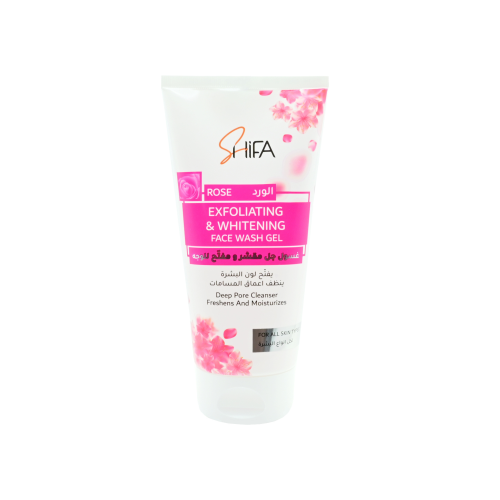 Shifa Gel Scrubbing and Brightening Face Wash with Rose 150 ml