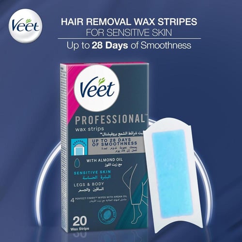 فيت شرائط الشمع إيزي جل الجسم والساقين للبشرة الحس...